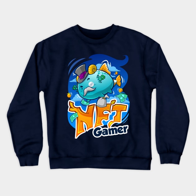 NFT Games Play to Earn Crewneck Sweatshirt by Canache Shop